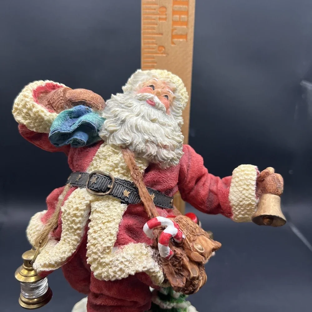 Vintage San Francisco Music Box Co Santa Claus Figurine w/ Box Works Perfectly